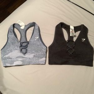 Gymshark Camo Sports bras bundle! 2 for $30 BRAND NEW never worn
